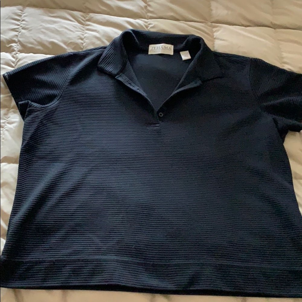 Tehama Black Golf Shirt.  Size XXL.